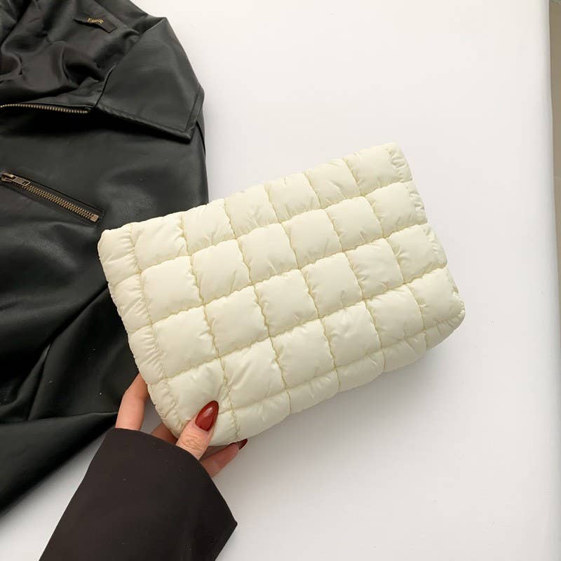 The Paris Quilted Puffer Pouch