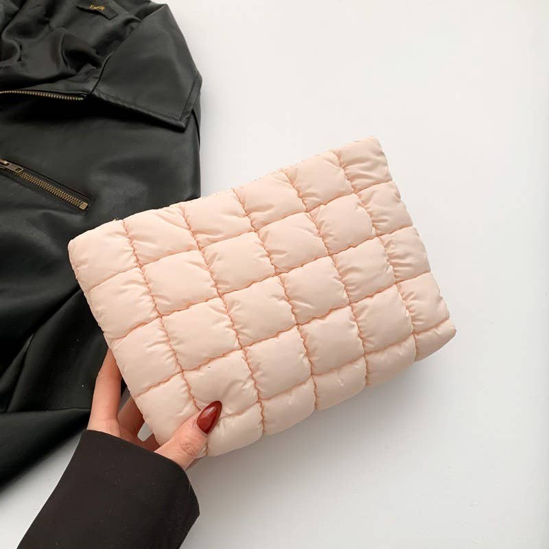 The London Quilted Puffer Pouch