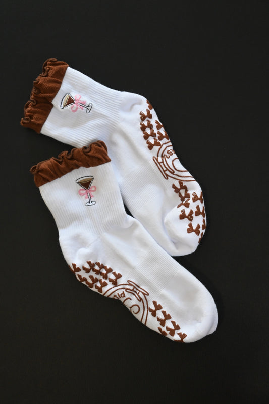 'Martini Moves' Grip Socks